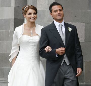 Angélica Rivera y Enrique Peña Nieto