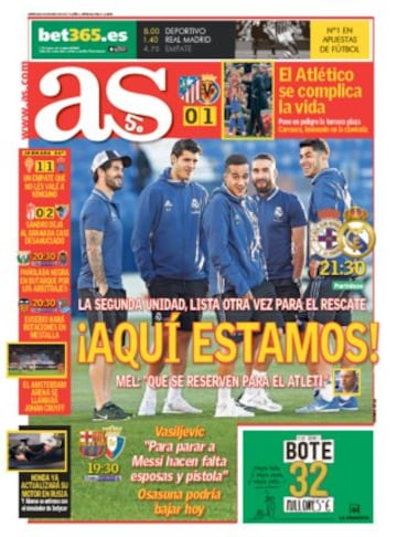 Las portadas de AS de abril