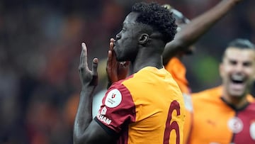 Davinson Sánchez y Victor Osimhen, los líderes del Galatasaray de Turquía.