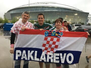 Las mejores postales del color y la emoción previo al México vs Croacia