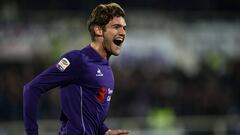 Marcos Alonso con la Fiorentina.