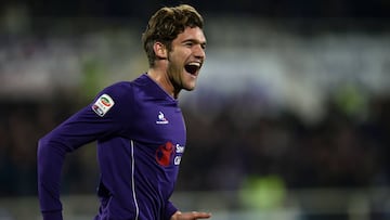 Marcos Alonso con la Fiorentina.