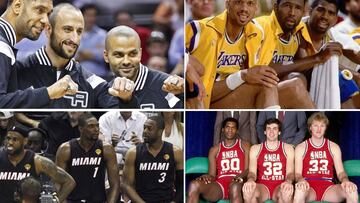 Spurs, Celtics, Lakers... ?Cu¨¢l es el mejor big three de la historia?