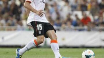 Javi Fuego, en el partido ante el Milan.