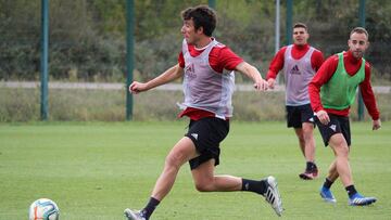 Cerrajer&iacute;a, en el entrenamiento del Mirand&eacute;s.