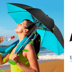 El paraguas con ventilador y nebulizador de agua que usarás todo el año