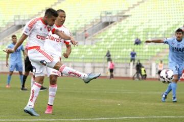 Paulo Magalhaes celebró un gol que nada sirvió a la U