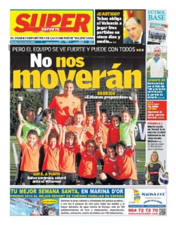 Portadas de la prensa deportiva