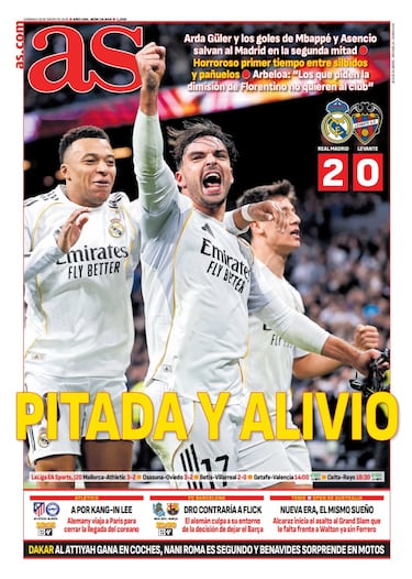 Las portadas de AS de enero