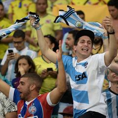 La derrota de Argentina ante Colombia en imágenes