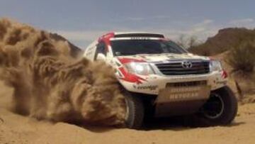 <b>GRANDE. </b>De Villiers es uno de los mejores pilotos de este Dakar.