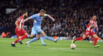 1-0. Kevin De Bruyne marca el primer gol.