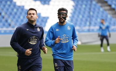 Lucas P¨¦rez y Quiles, con m¨¢scara y apurando plazos para volver