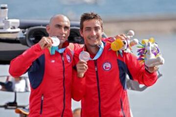 Esquí náutico: Rodrigo y Felipe Miranda consiguieron medalla de plata en la final de salto.