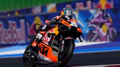 Dani Pedrosa, con la KTM en Misano.