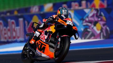 Dani Pedrosa, en su última carrera de MotoGP, en Misano.