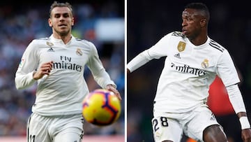 Gareth Bale y Vinicius.