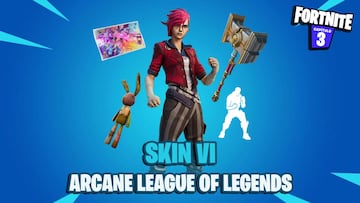Vi de Arcane/League of Legends llegará a Fortnite; todo lo que sabemos