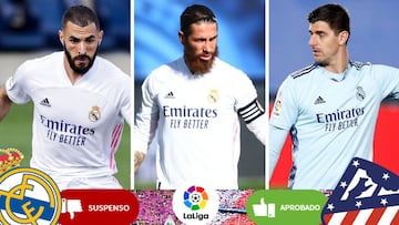 1x1 del Real Madrid: vota los aprobados y suspensos