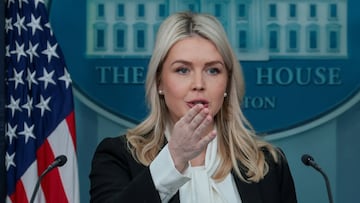 White House Press Secretary Karoline Leavitt takes questions from media members as she holds a press briefing at the White House in Washington, D.C., U.S., March 4, 2026. REUTERS/Jonathan Ernst