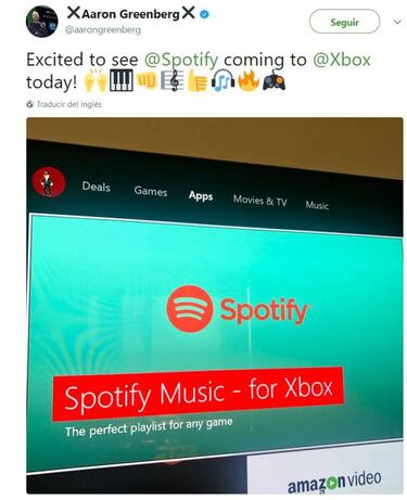 Confirmado: La app de Spotify llega hoy a Xbox One