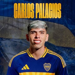 Oficial: Palacios remece el mercado y es presentado en Boca