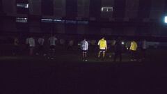 El Cilindro quedó a oscuras