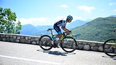 Santiago Buitrago, séptimo en la etapa 15 del Tour de Francia y en el top 10 de la clasificación general.