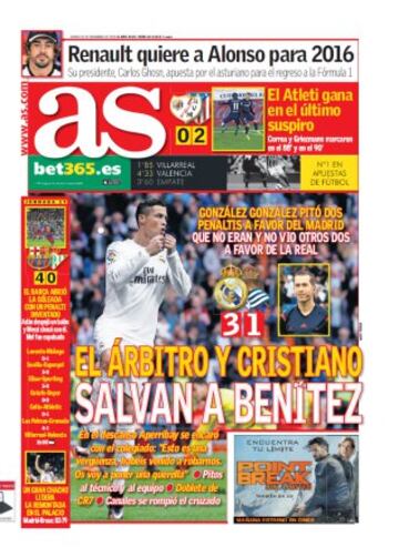 Las portadas de AS de diciembre