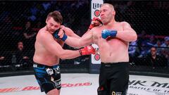 Kharitonov golpea a Mitrione en Bellator 225.