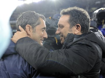 Ernesto Valverde y Eusebio Sacristán.