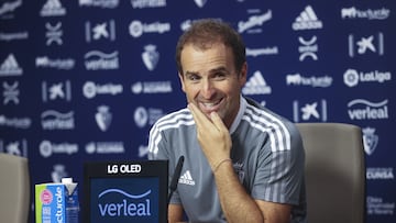 Osasuna durante rueda de prensa.