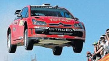 <b>UNA PENA. </b>Sordo estaba haciendo un gran rally sobre tierra.