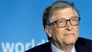 FILE PHOTO: Bill Gates, co-chair of the Bill &amp; Melinda Gates Foundation; attends a panel discussion on Building Human Capital during the IMF/World Bank spring meeting in Washington, U.S., April 21, 2018. REUTERS/Yuri Gripas/File Photo