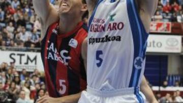 Manolis Papamakarios durante su etapa en el Gipuzkoa.