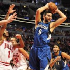 Los Wolves, 16 derrotas seguidas cuando no juega Ricky Rubio