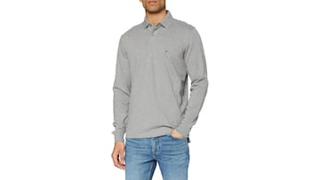 Polo de manga larga Tommy Hilfiger 1985 de color gris para hombre