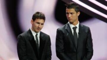 Messi y Cristiano Ronaldo, principales favoritos para conquistar el Balón de Oro.