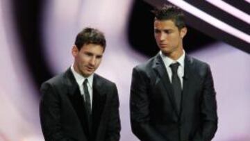 Messi y Cristiano Ronaldo, principales favoritos para conquistar el Bal&oacute;n de Oro.