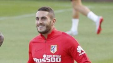 ¿LLEGARÁ? Koke ya se está probando en el césped de cara al derbi.