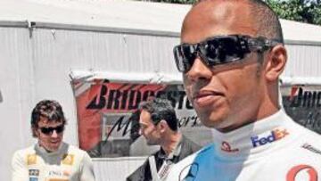 <b>ESTRELLAS. </b>Hamilton y Alonso lucharán por el próximo título de campeón en la temporada 2010.