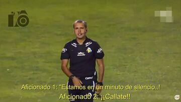 Aficionado vivió momento incómodo en minuto de silencio