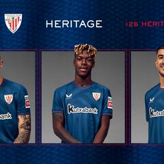 El Athletic presenta su nueva equipación para celebrar sus 125 años de historia