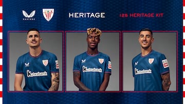 El Athletic presenta su nueva equipación para celebrar sus 125 años de historia