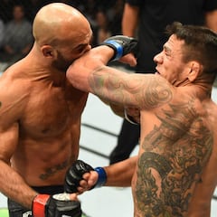 Dos Anjos se exhibe ante Lawler y le pide una cita a Woodley