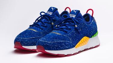 Así lucen las zapatillas deportivas Puma inspiradas en Sonic