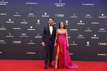 El ex futbolista Miguel Torres junto a su pareja, la actriz Paula Echevarría.