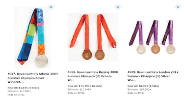 Se venden seis medallas ol¨ªmpicas por 80.000 euros
