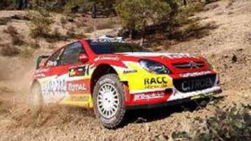 <b>RALLY DE CHIPRE. </b>Dani Sordo ha puesto fin a su participación en la prueba después de chocar contra un bordillo.