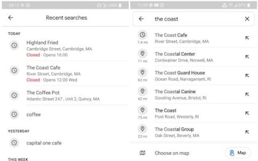 Las búsquedas de Google Maps incluirán los horarios de los comercios